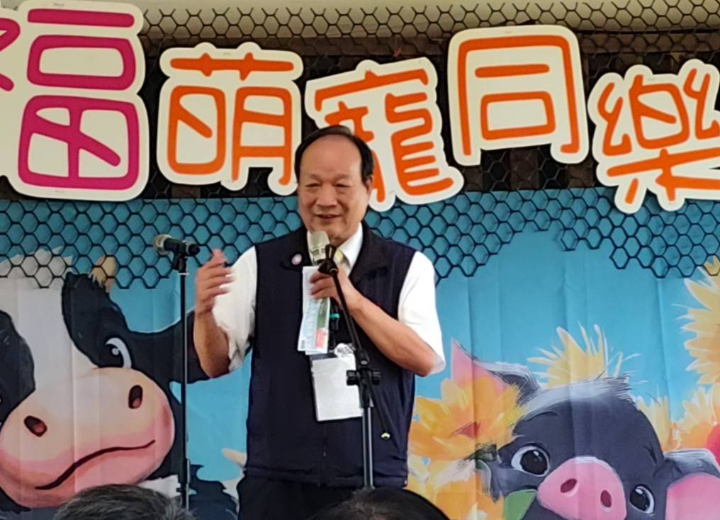 福智佛教基金會董事長陳耀輝感謝各界的對護生園的支持。 圖：福智佛教基金會提供