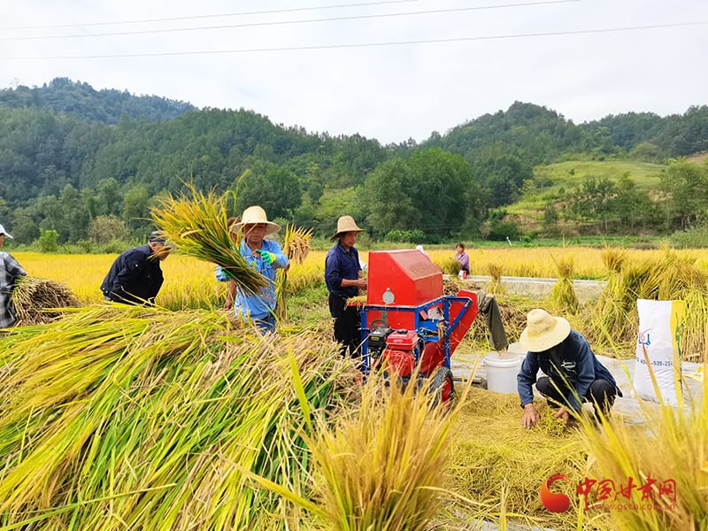 圖為中國農村示意圖。 圖：翻攝自中國甘肅網