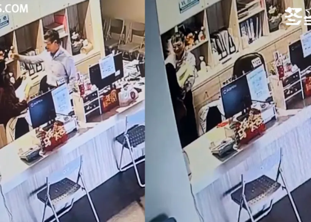 苗栗頭份診所爆出性騷擾，負責人強行摟抱女員工。 圖：翻攝畫面