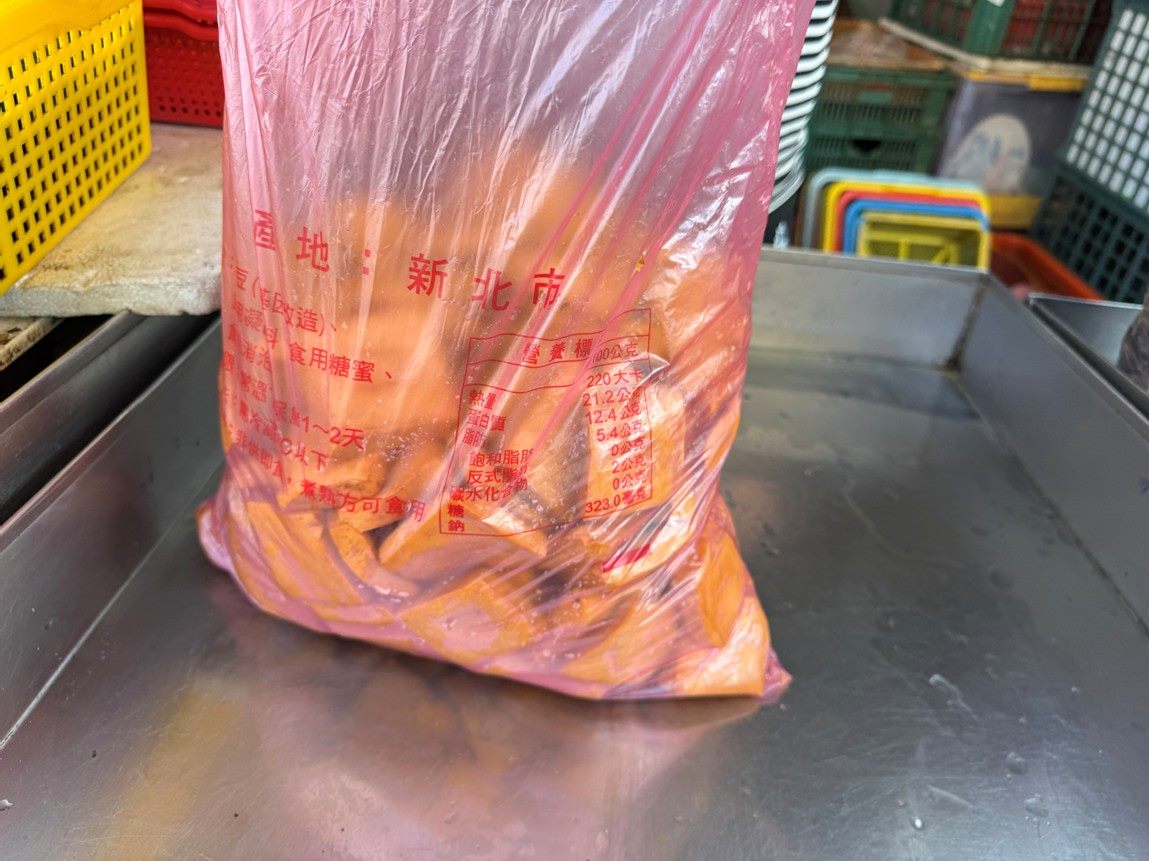 2件豆類製品「豆干」檢出加入殺菌劑過氧化氫。 圖：台北市政府／提供