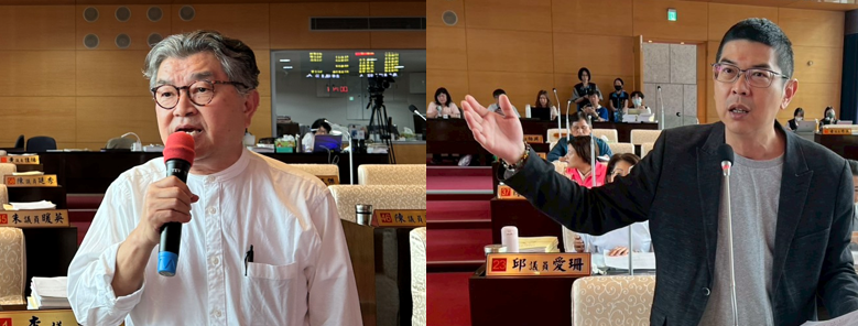 江啟臣將代表國民黨參台中市長，市議會藍綠黨鞭隨即展開第一波攻防。 圖：新頭殼合成