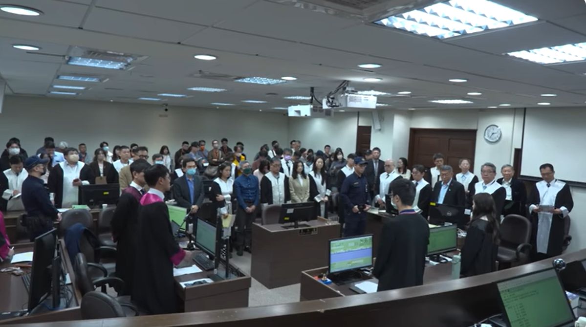 柯文哲京華城案言詞辯論、宣判影音，31日上午10時正式上線。  圖：截自臺北地院刑事科YouTube