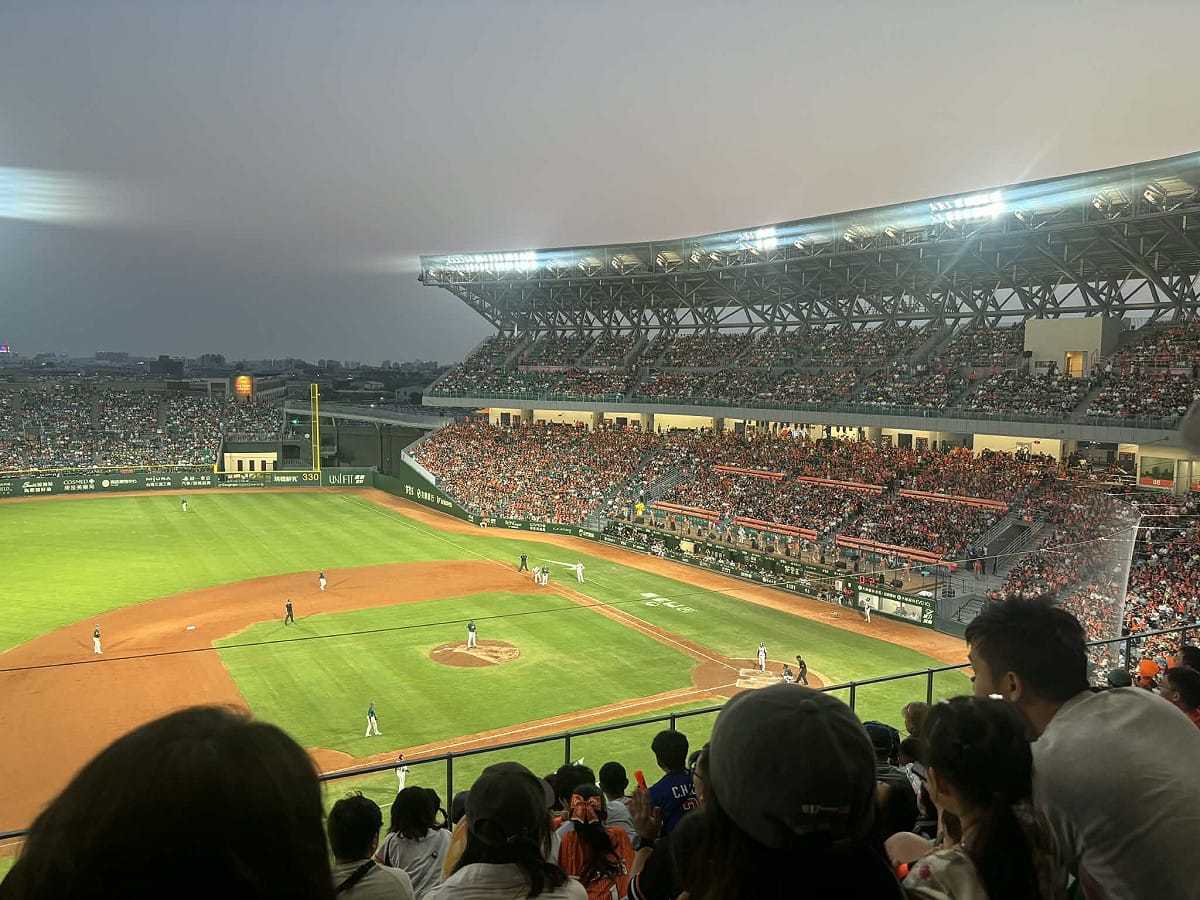 亞太球場在3月29日迎來中職首戰。 圖：讀者提供