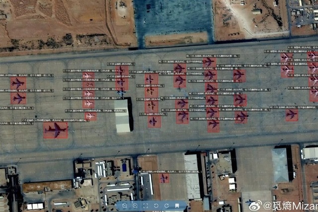 中國衛星協助伊朗鎖定美軍攻擊，中國暗自支援伊朗政權。 圖：翻攝自@MarioNawfal