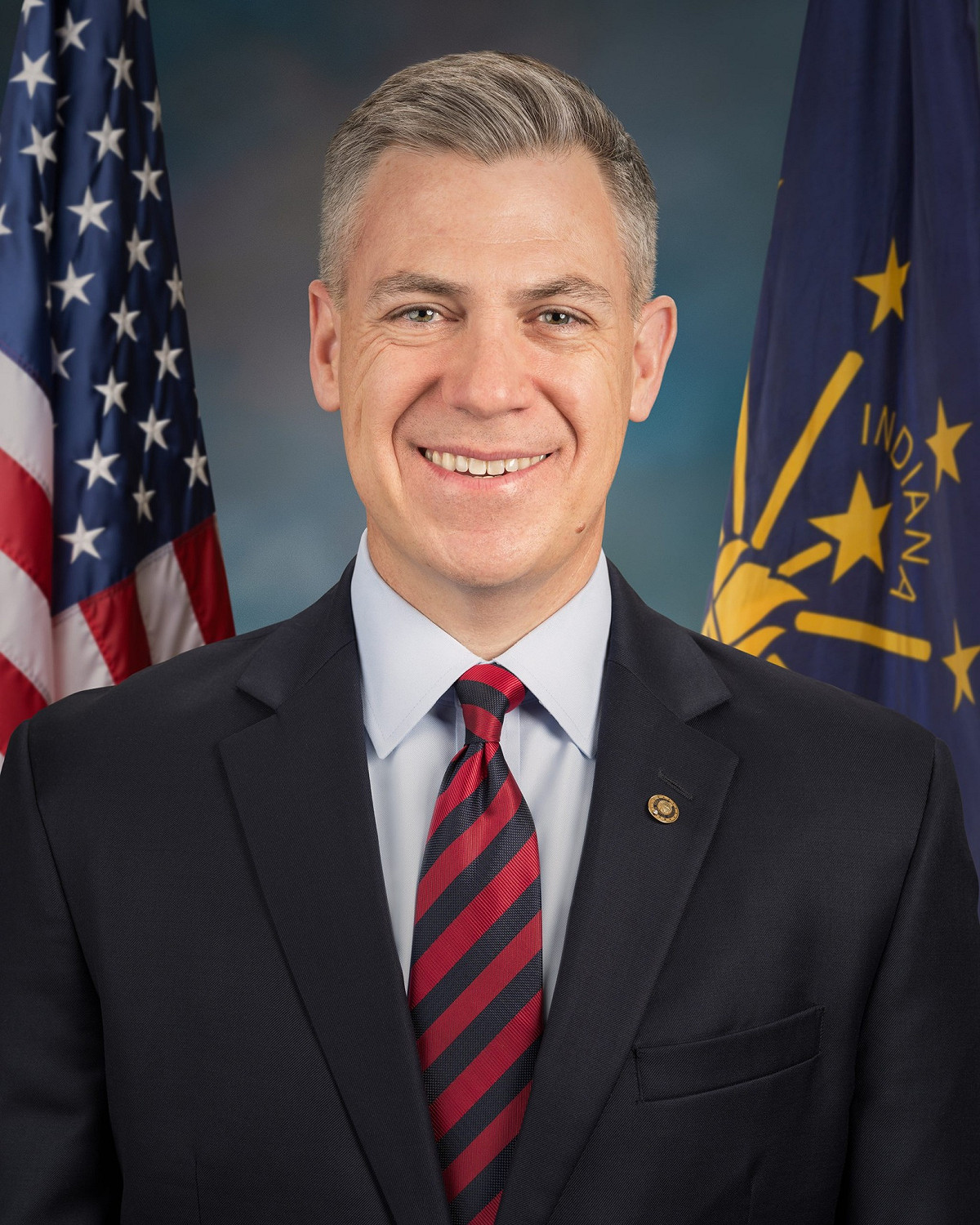 美國聯邦參議員班克斯（Jim Banks）。 圖：翻攝自AIT臉書