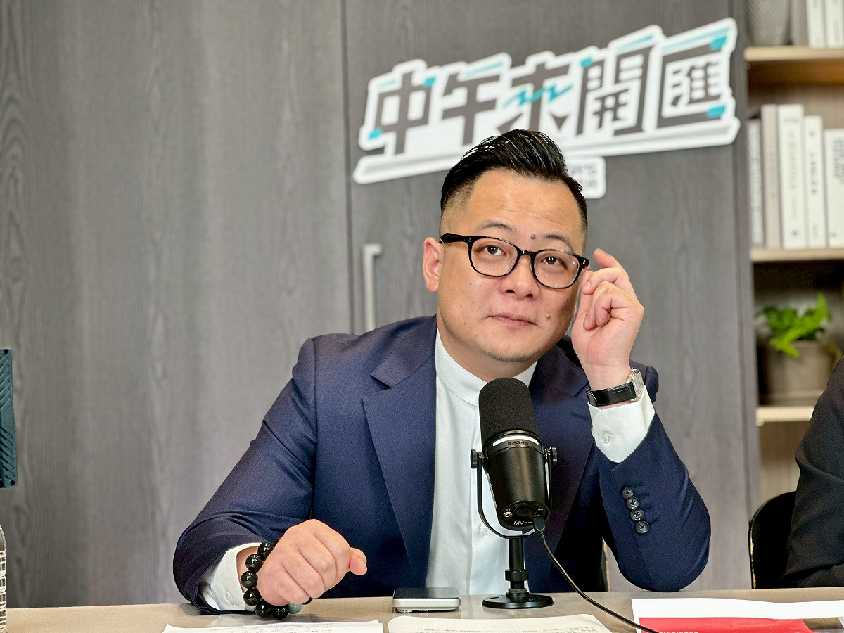 童子瑋7日上《匯流新聞網》節目「中午來開匯」接受資深媒體人黃光芹專訪。 圖：《匯流新聞網》/提供