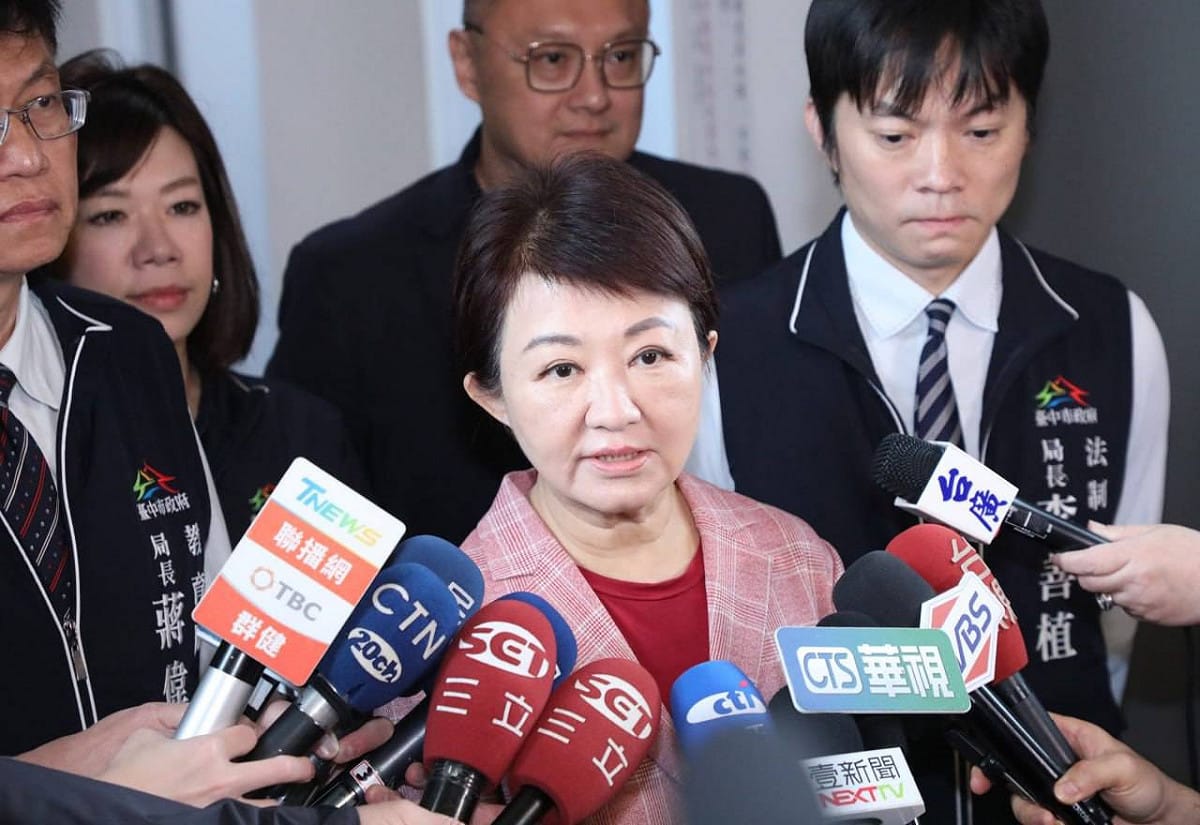 盧秀燕重申立場，強調「促進兩岸和平就是對的事情」，對於正在進行中的兩岸高層會面表示支持與祝福。 圖：台中市政府/提供