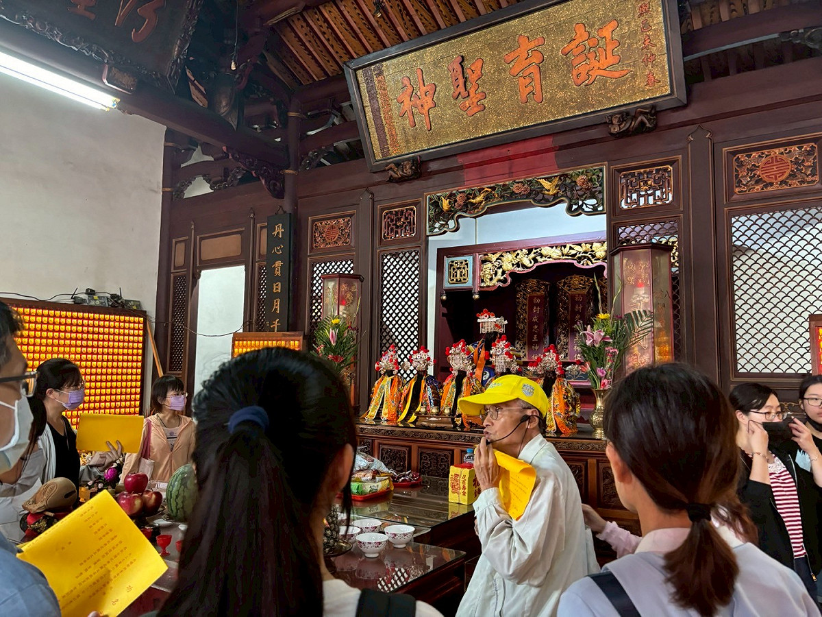 會考將至，台南觀旅局特別規劃「最強考運導覽路線」為考生祈福，將參拜祀典武廟等五間廟宇。 圖：台南觀旅局／提供