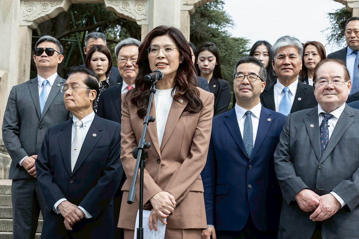 國民黨主席鄭麗文率團訪中，9日下午到達北京後，預定10日上午與中共總書記習近平會面。 圖：國民黨/提供（資料照）