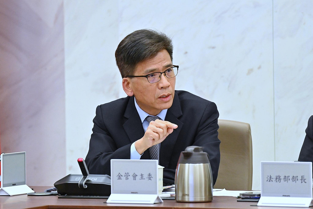 金管會主委彭金隆。 圖：行政院提供