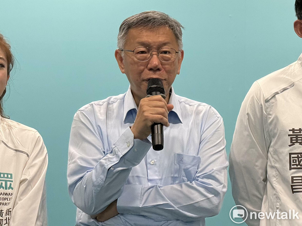 民眾黨創黨主席柯文哲。 圖：周煊惠 / 攝