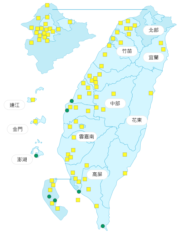 環境部公布各地空氣品質概況。 圖：環境部提供