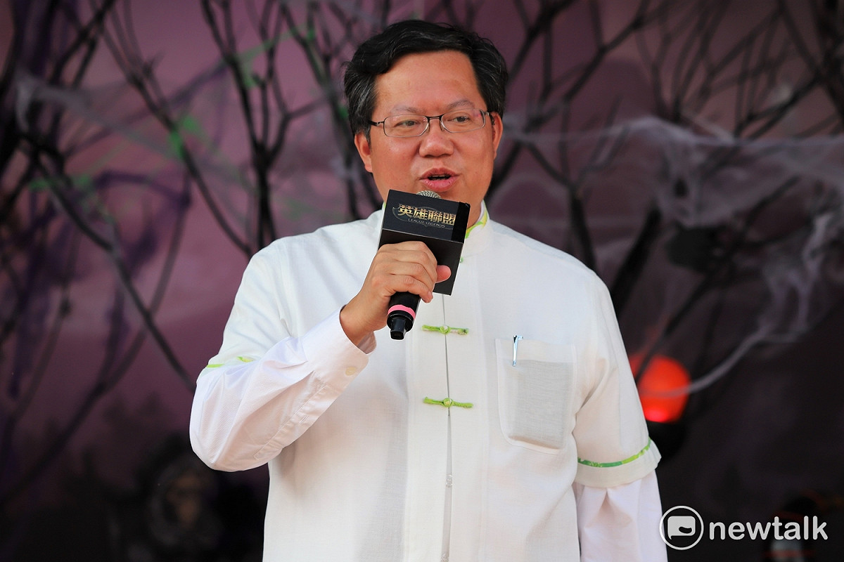 出席《英雄聯盟》為主題的「萬聖小惡魔派對」桃園市長鄭文燦表示，桃園市政府將會以行動與實質活動，來支持年輕族群的喜好，更鼓勵各縣市的民眾一同來到華泰名品城同歡。 圖：蔡幸秀/攝