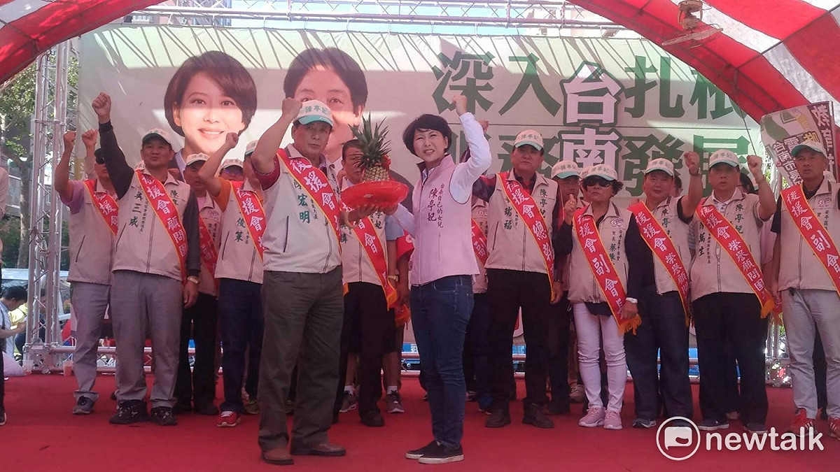 陳亭妃成立安平後援會，並提出安平三願景。 圖 :  黃博郎/攝