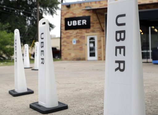 Uber今年十月透過與計程車合作，得以暫時繼續營運。 圖：達志影像／美聯社