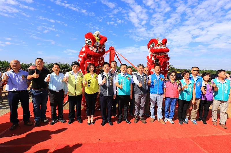 台中世界花卉博覽會興建工程開工動土典禮。 圖：台中世界花卉博覽會