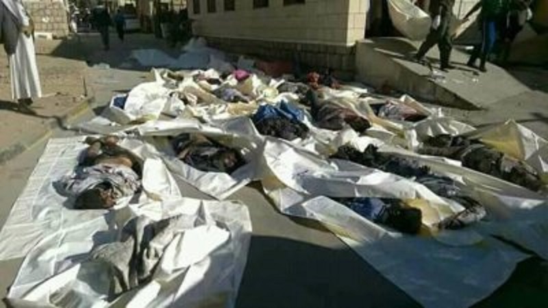 以沙烏地阿拉伯為首的聯軍1日向葉門叛軍佔據的北部薩達省（Sahar）發動空襲，造成平民死傷慘重。 圖：翻攝薩巴新聞社