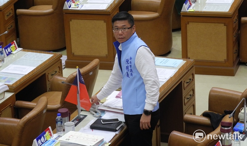 陳明義勉勵侯友宜如果要參選，就趕快宣布參選，這問題就不用再吵一年，甚至被民進黨拿來挑撥。 圖：王峻昌/攝