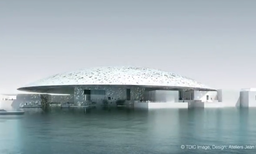 耗費10多年興築的阿布達比羅浮宮（Louvre Abu Dhabi）將於8日開幕。 圖：翻攝Musée du Louvre