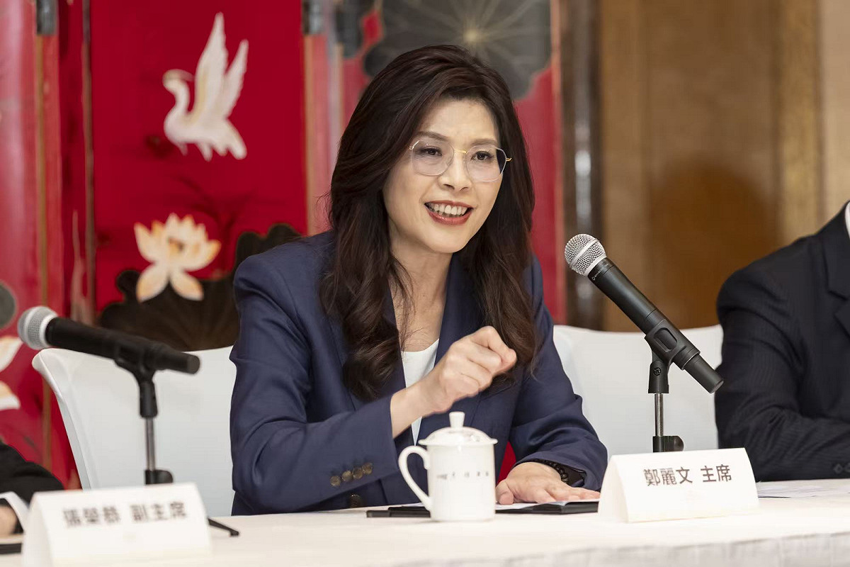 國民黨主席鄭麗文表示，今天會談的過程中，真正被彰顯和重視的，應該是同為中華民族的感情。 圖：國民黨提供