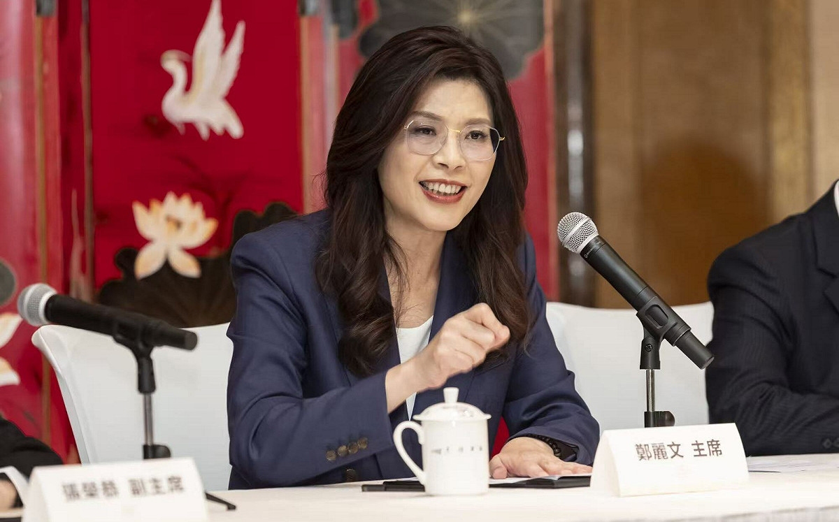和習近平共同目標兩岸和統？ 鄭麗文：一件一件事做、一步一步走
