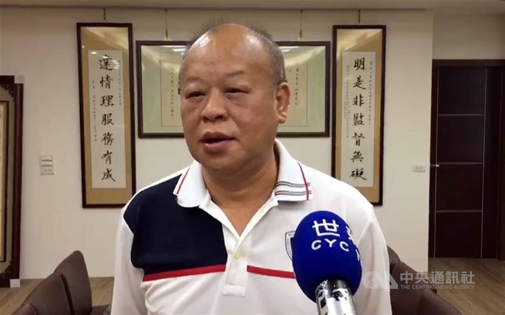 圖為嘉義縣議會議長張明達。（中央社檔案照片）