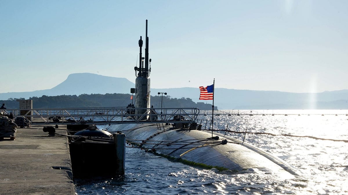 美國海軍洛杉磯級核動力攻擊潛艦「博伊西號（SSN-764）」。圖為2014年在北約海域執勤。 圖：翻攝US Navy（資料照片）