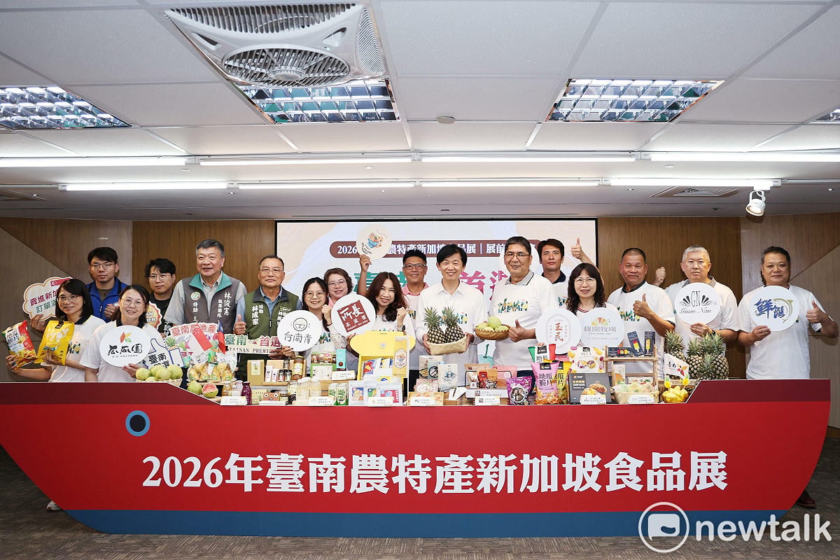 「2026新加坡國際食品展（FHA2026）」即將在4/21-4/24新加坡博覽中心盛大登場，台南市政府今年再次集結在地優質農業廠商組成「台南隊」，準備以最高規格開拓東南亞市場。 圖：台南市政府提供