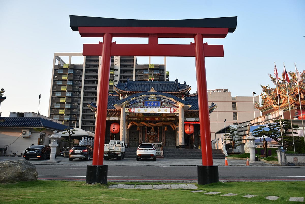 紅毛港保安堂已成為台日重要的交流平台。 圖：孫家銘/攝