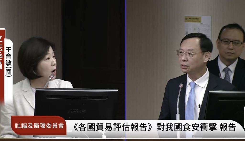 衛福部長石崇良表示，將持續維持食安管理機制，並承諾基因改造食品絕對不會進入校園。 圖：擷取自 國會頻道