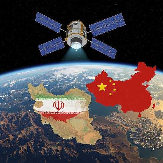 消息指出伊朗正利用中國製造的間諜衛星進行對中東戰場的監控與攻擊行動。 (示意圖) 圖:翻攝自 X @nexta_tv
