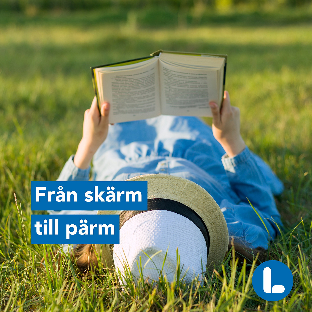 瑞典政府推出「從螢幕回到書本」（Från skärm till pärm）倡議 圖：翻攝自瑞典執政的自由黨臉書