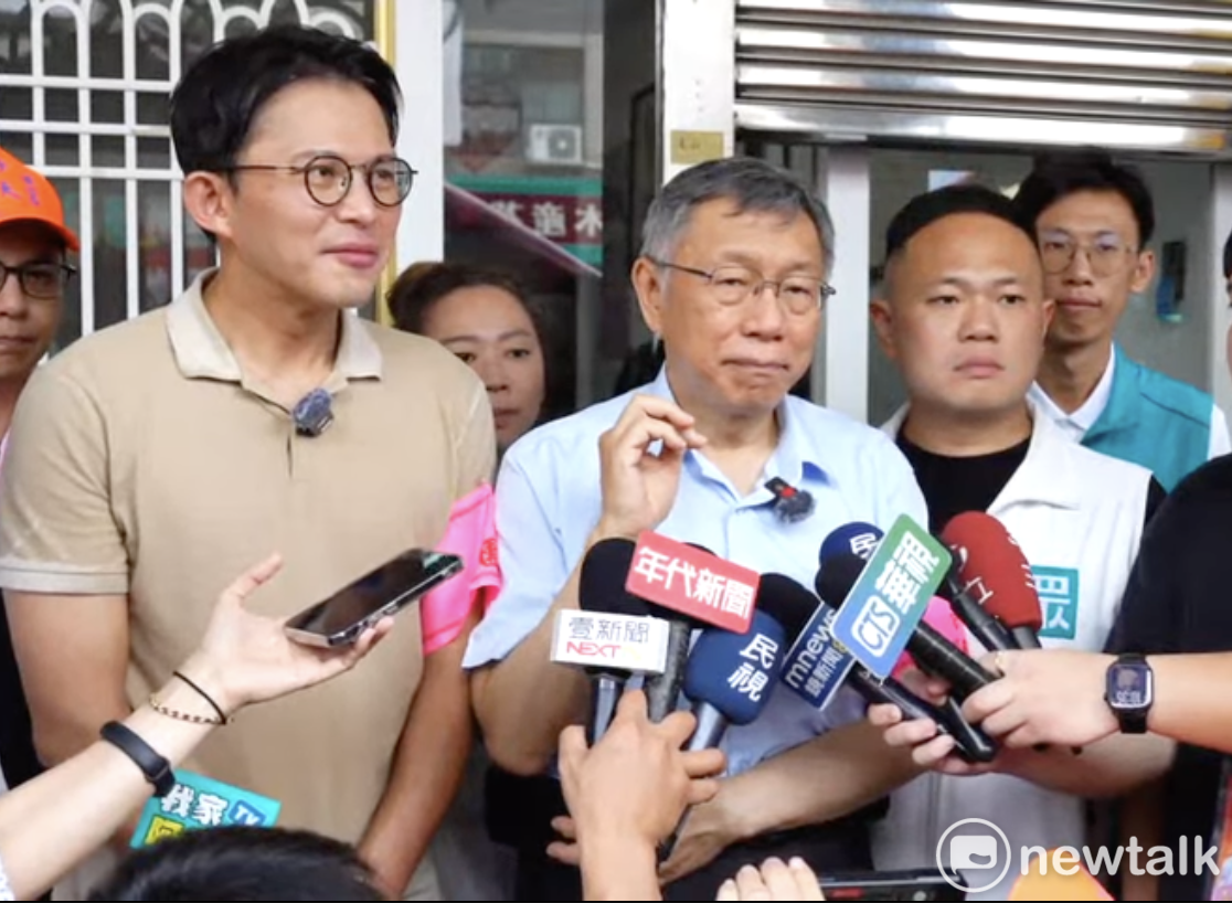 民眾黨創黨主席柯文哲、黨主席黃國昌。 圖：民眾黨 / 提供