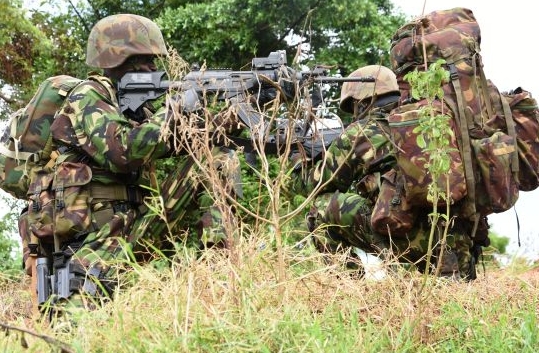 烏干達特種部隊。 圖 : 翻攝自Ugandan Special  Forces Command