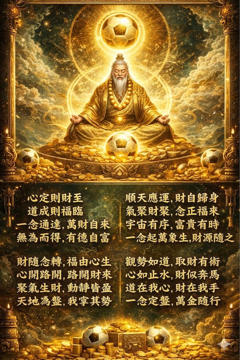 何昱奇表示，不少運彩迷已經摩拳擦掌，他自己則寫下一段為世足賽祈福的真言分享給大家。 圖：何昱奇/提供