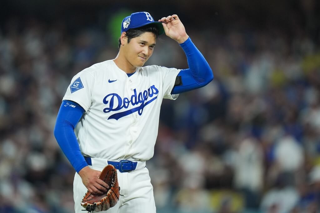 美國職棒大聯盟MLB日籍球星大谷翔平15日繳出6局10K僅失1分的好投，助洛杉磯道奇以8比2大勝紐約大都會。（美聯社）