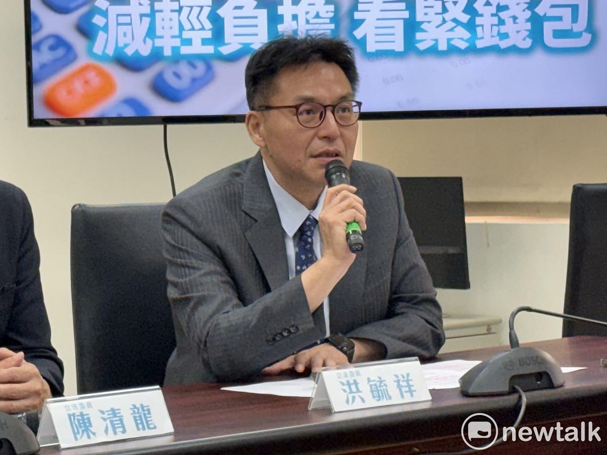 民眾黨立委洪毓祥。 圖：周煊惠 / 攝