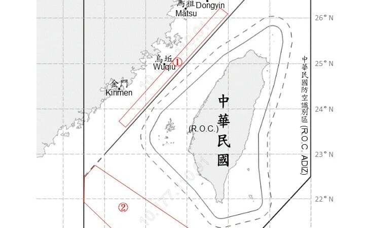 共軍持續擾台！5架次共機出動 3架侵擾西南、東部空域