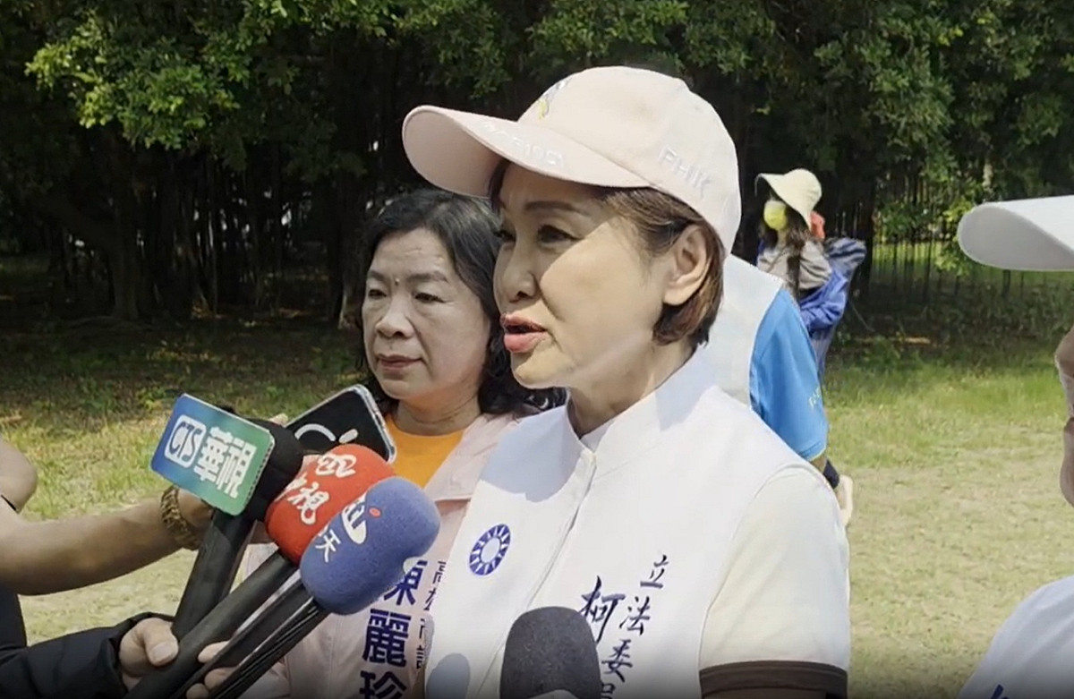 國民黨高雄市長參選人柯志恩。 圖：柯志恩辦公室/提供