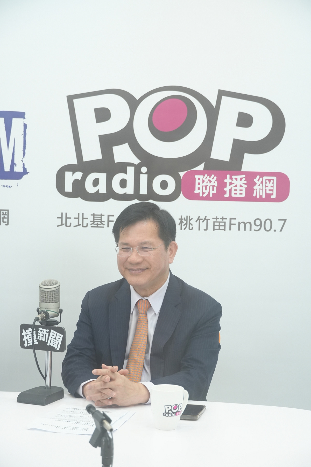 林佳龍說，賴清德過境美國的選擇有很多。 圖：《POP撞新聞》提供
