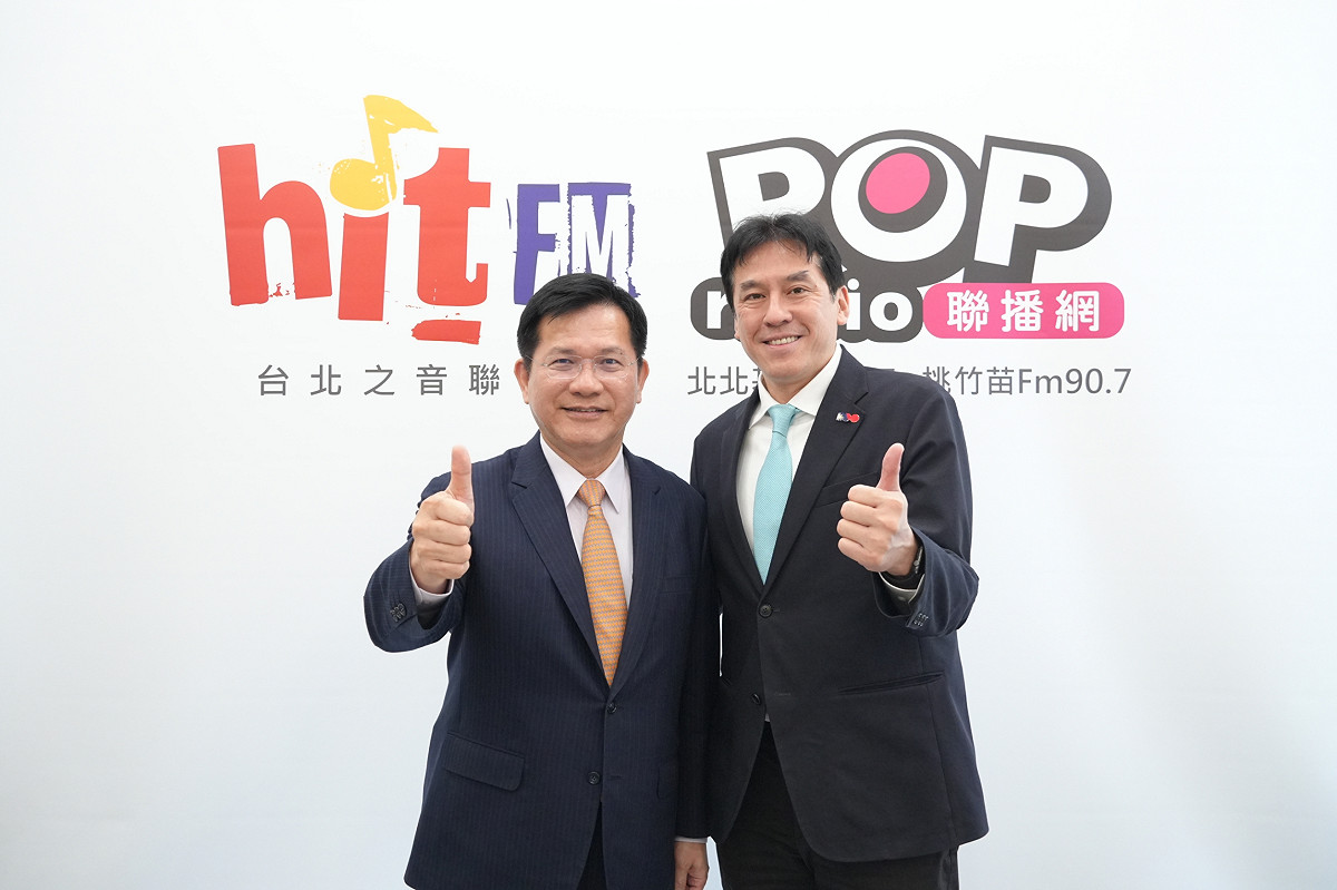 林佳龍說，政黨可以為促進民主發展推動政黨外交，但必須跟民主有關。 圖：《POP撞新聞》提供