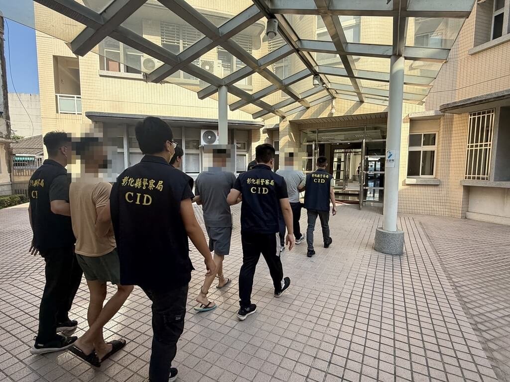 大甲媽進香隊伍在彰化市發生接轎衝突，造成3名員警受傷，警方當場逮捕滋事21歲陳姓男子，19日下午又在台中市將另外3名涉案人員拘提到案。（警方提供）中央社記者吳哲豪傳真　115年4月20日