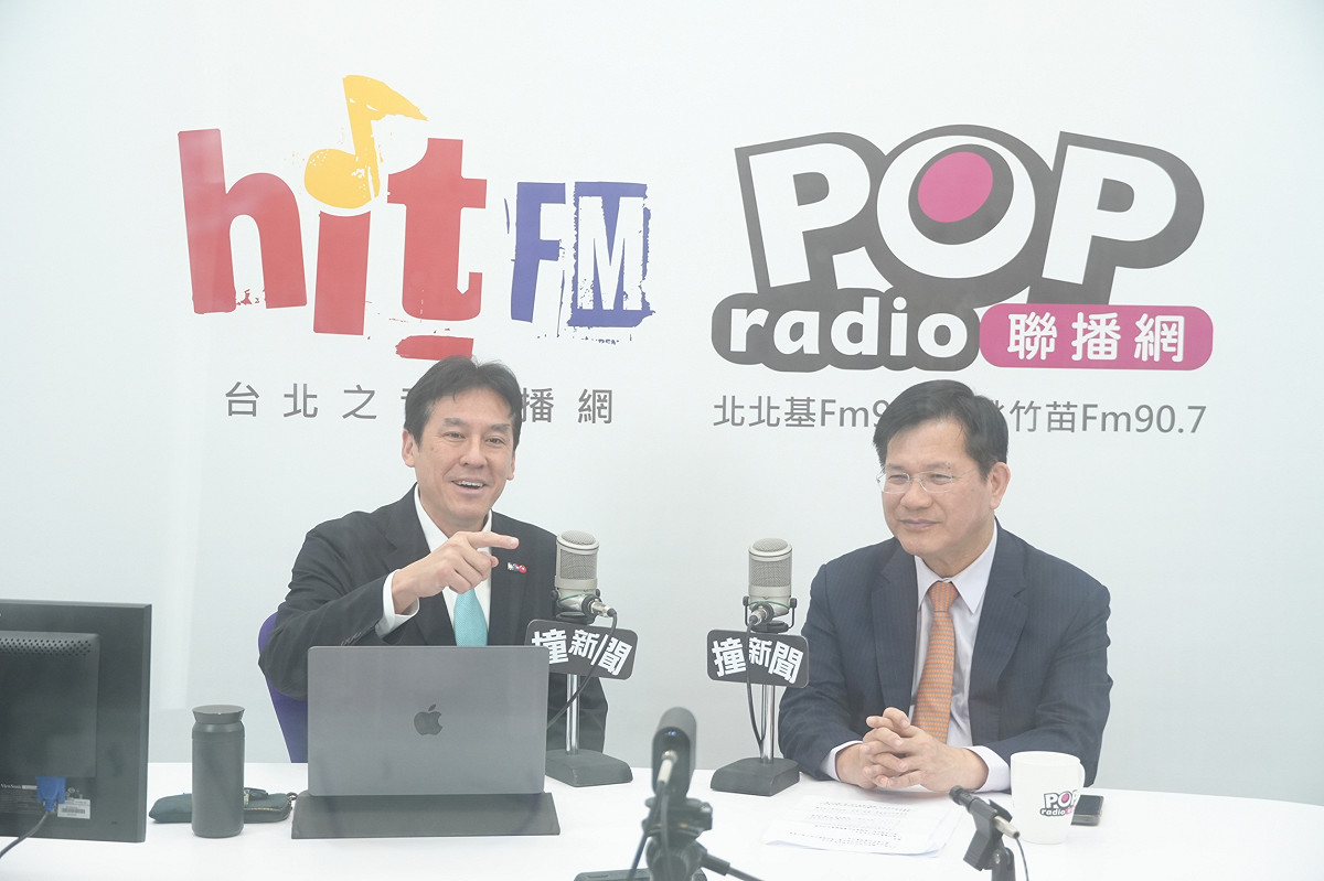 林佳龍說，台日關係不受單一事件影響，而且愈來愈好。、 圖：《POP撞新聞》提供