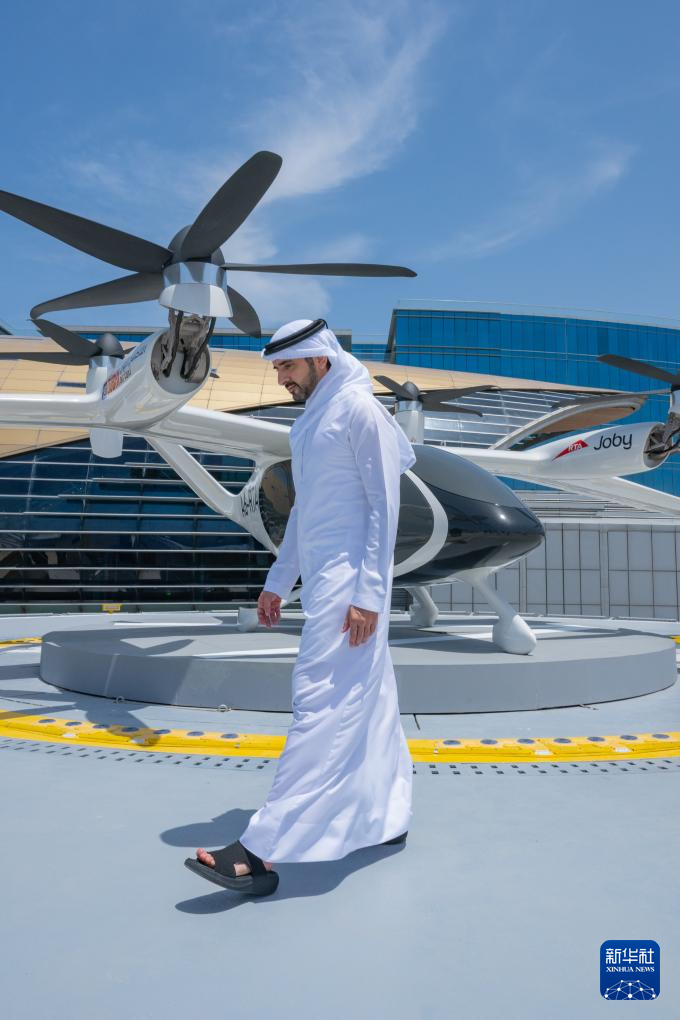 位於杜拜國際機場（DXB）首座專為電動垂直起降（eVTOL）空中計程車打造的乘客站建設完成！ 圖：翻攝陸網/新華網