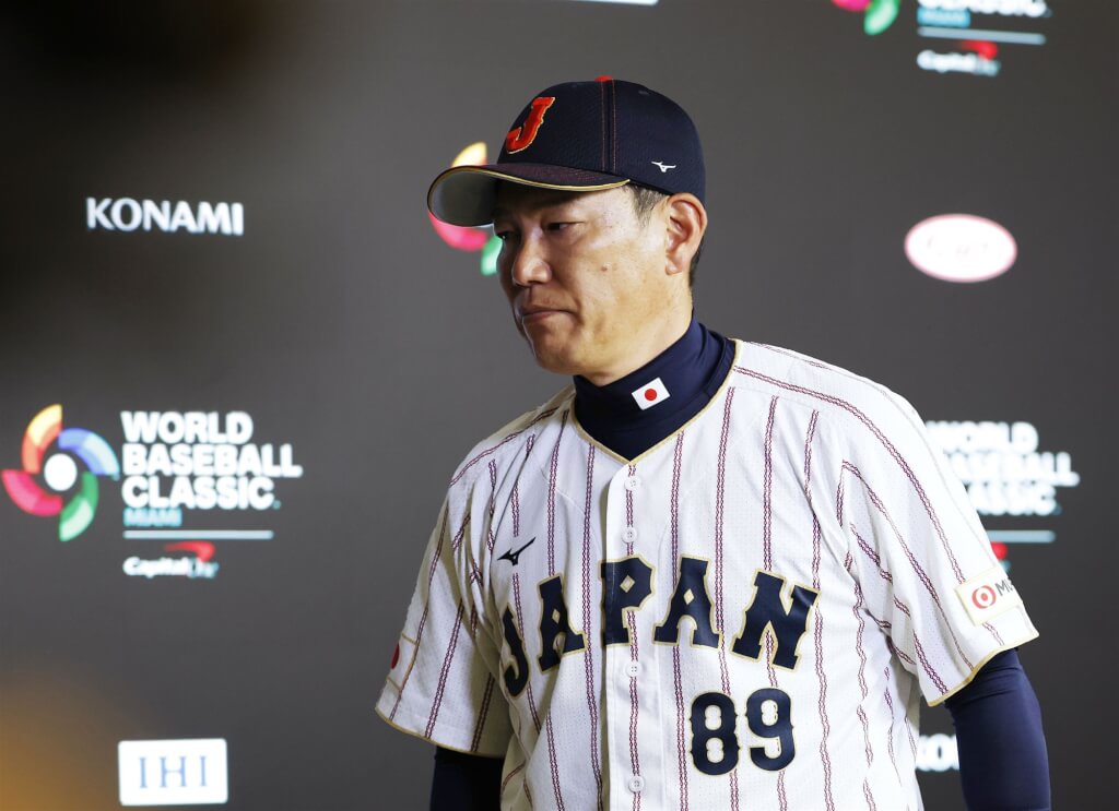 日本國家代表隊「侍Japan」總教練井端弘和。（共同社）