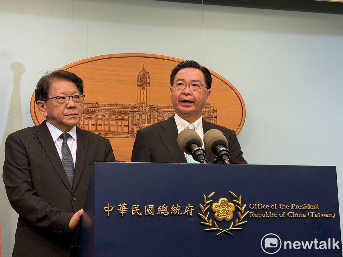吳釗燮說明，這次狀況極為罕見。 圖：高逸帆／攝