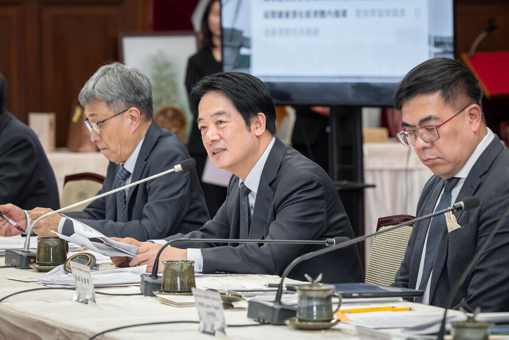 賴清德總統21日接見環保團體。 圖：總統府提供