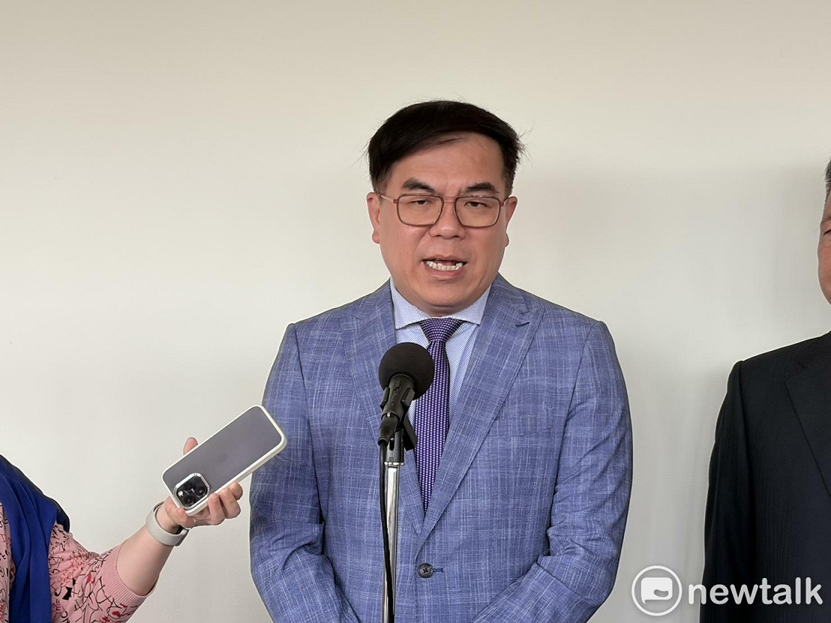 環境部長彭啓明坦言，擔心環境部宣傳預算遭刪減。 圖：李宣萱/攝