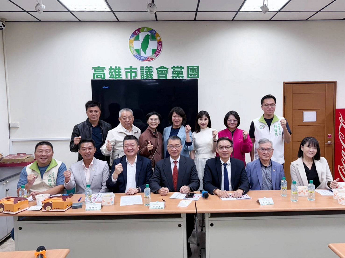 高雄市議會民進黨團嚴正譴責中國封殺賴總統出訪，盼柯志恩「別再唱和中國」。 圖：高雄市議會民進黨團/提供（資料照）