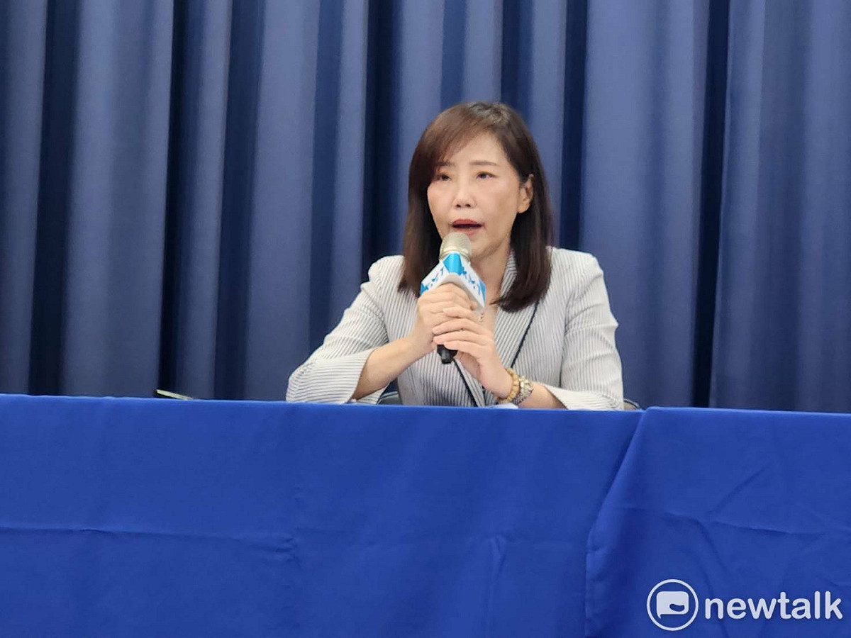 國民黨文傳會主委尹乃菁。 圖：黃建豪/攝